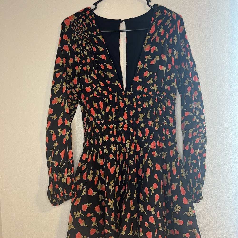 Floral Long Sleeve Dress